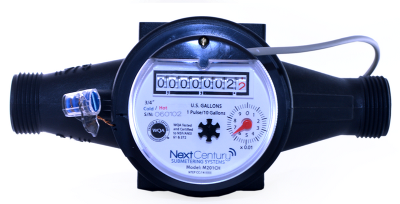 Load image into Gallery viewer, NextCentury M201 CA Approved 3/4”  Poly Meter 1 pulse/10 USG
